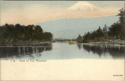 View of Fuji Mountain Postcard