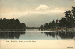 Fujiyama Sacred Mountain Japan Postcard Postcard