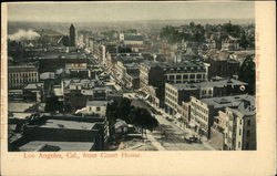 View from Court House Los Angeles, CA Postcard Postcard