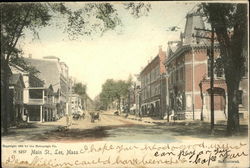 Main Street Lee, MA Postcard Postcard