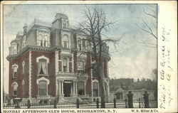 Monday Afternoon Club House Postcard