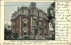 Monday Afternoon Club House Postcard
