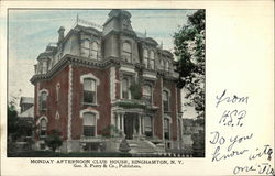 Monday Afternoon Club House Postcard