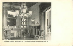 Monday Afternoon Club - Dining Room Postcard
