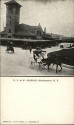 D.L. & W. Station Postcard