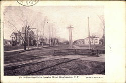 Riverside Drive, Looking West Postcard