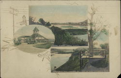 Binghamton Resort Casino Park Postcard