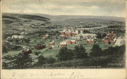 State Hospital Grounds Postcard