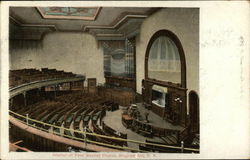 First Baptist Church - Interior Postcard
