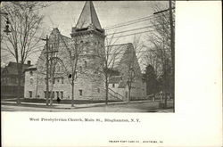 West Presbyterian Church, Main Street Postcard