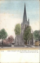 First Presbyterian Church Binghamton, NY Postcard Postcard