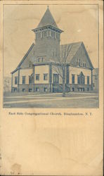 East Side Congregational Church Binghamton, NY Postcard Postcard