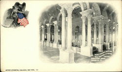 Congressional Library - Marble Columns Postcard