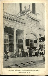 Coney Island - Maggie Murphy, Tilyou's Steeplechase Park Postcard