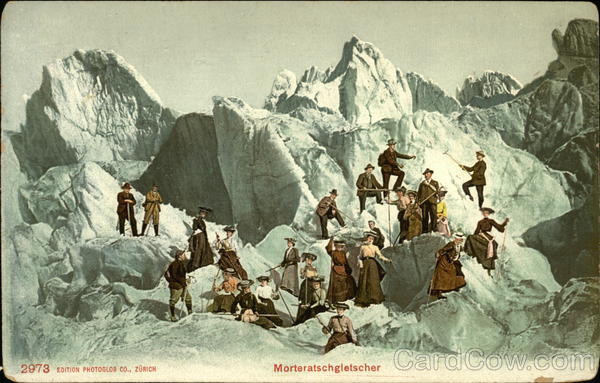 Morteratschgletscher (Morteratsch Glacier) Val Morteratsch Switzerland