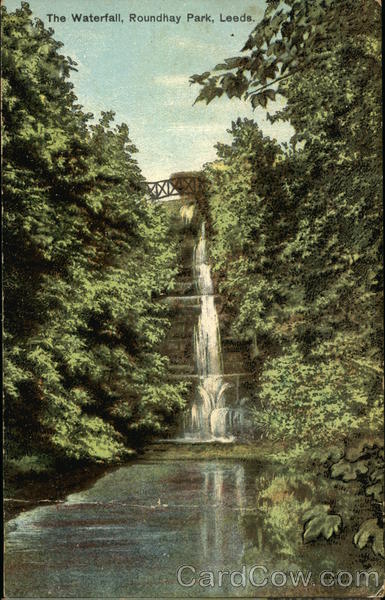 The Waterfall, Roundhay Park Leeds England Yorkshire