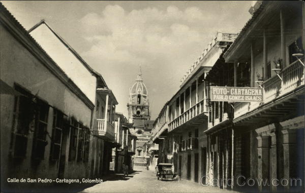 Calle de San Pedro Cartagena Colombia South America