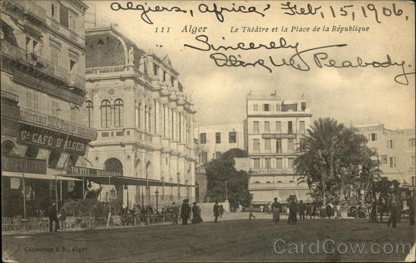 Le Théâtre et la Place de la République Algiers Algeria