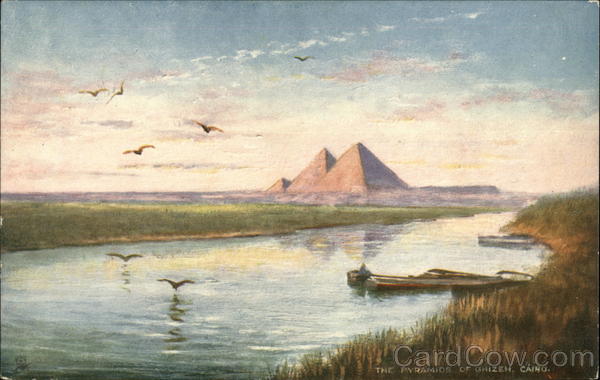 The Pyramids of Ghizeh, Cairo Giza Egypt Africa