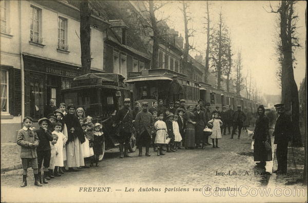 Paris Buses, Rue de Doullens Frévent PAS-DE-CALAIS France