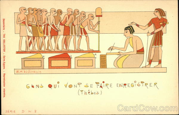 Gens Qui Vont Se Faire Enregistrer Egypt Africa