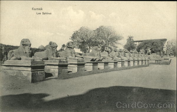 Sphinx, Karnak Luxor Egypt Africa