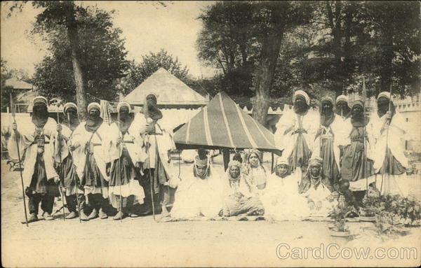 Group of Arab Men & Women