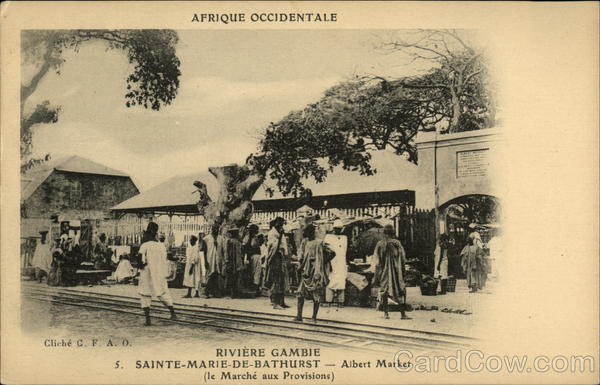 Albert Market Banjul Gambia Africa