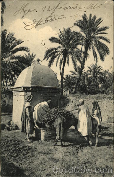 Tribe people and donkeys Asian