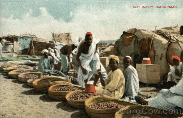 Date market Omdurman Sudan Africa