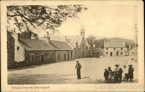 Village from the Churchyard Tarland Scotland