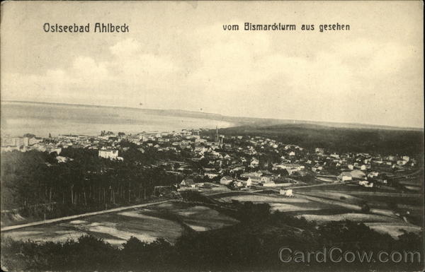 Ostseebad Ahlbeck vom Bismarkturm aus gesehen Heringsdorf Germany
