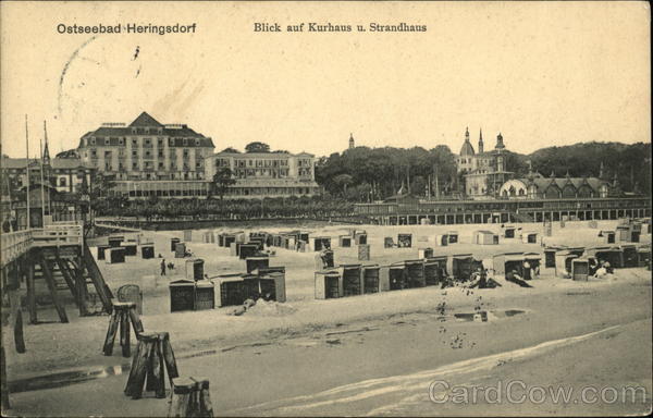 Ostseebad Heringsdorf - Blick auf Kurhaus u. Strandhaus Germany