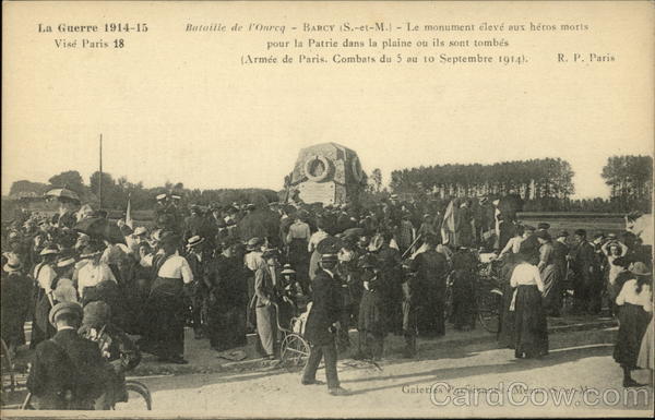 The War 1914-1915 Barcy (Seine et Marne) France