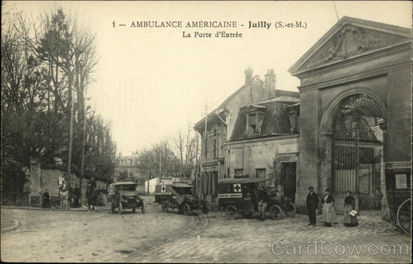 Ambulance Américaine - La Porte d'Entrée Juilly France