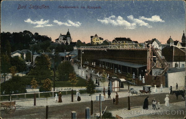 Gradierwerk im Kurpark Bad Salzuflen Germany