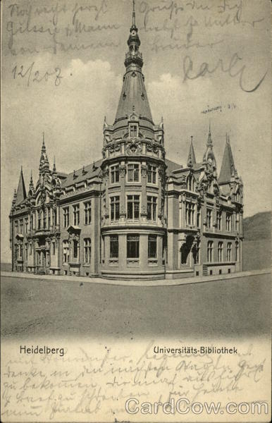 Universitats - Bibliothek Heidelberg Germany