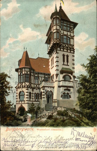 Burgsbergwarte Varnsdorf Czech Republic Eastern Europe