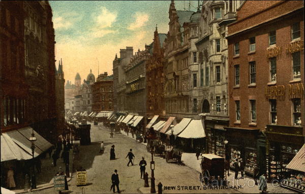 New Street Birmingham England Warwickshire