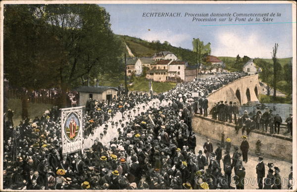 Dancing Procession Echternach Luxembourg