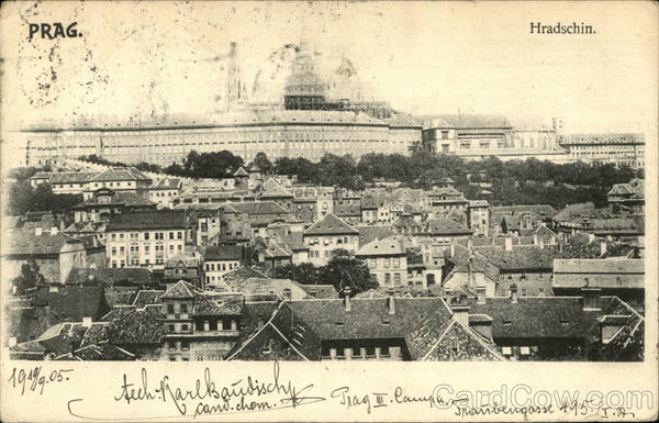 Hradschin and Prague Castle Czech Republic Eastern Europe