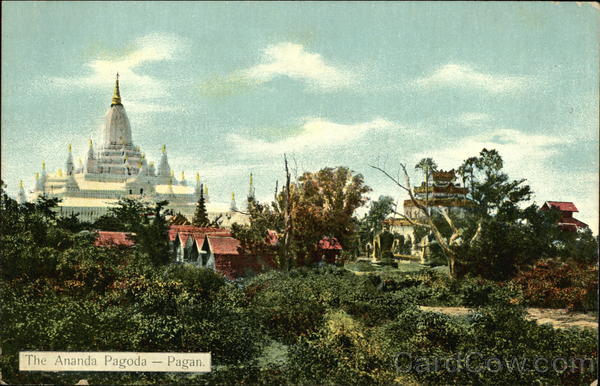 Ananda Pagoda Bagan Myanmar Southeast Asia