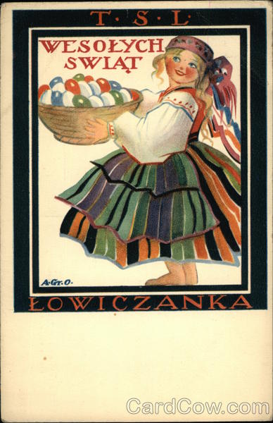 Merry Christmas Lowiczanka Poland Eastern Europe