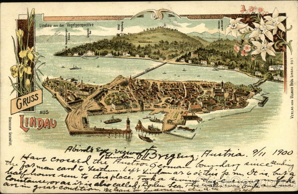 Gruss aus Lindau BAVARIA Germany