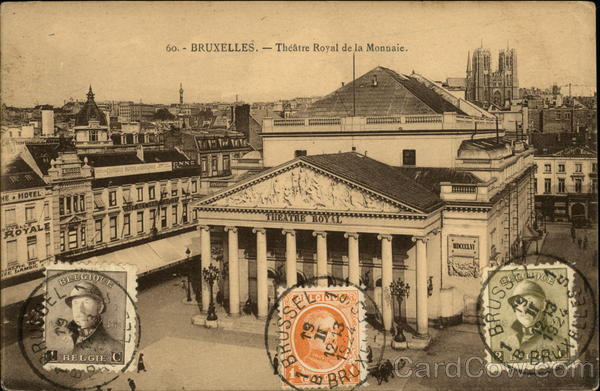 Theatre Royal de la Monnaie Brussels Belgium