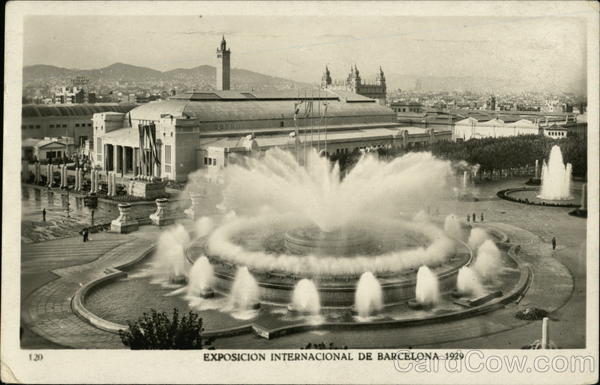 Fuente Monumental, Exposicion Internacional De Barcelona, 1929 Spain