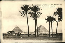 Cigarettes Laurens "Le Khédive" Postcard