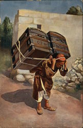 Porter Carrying Trunks Porter Carrying Trunks