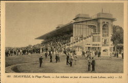 Grandstand - La Plage Fleurie Postcard