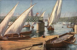 The Nile Bridge Cairo, Egypt Africa Postcard Postcard